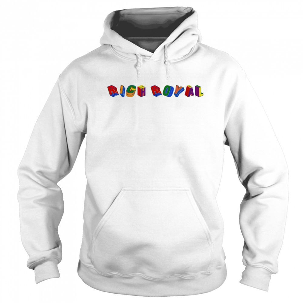 Rich Royal Colorful Cube T-shirt Sweatshirt