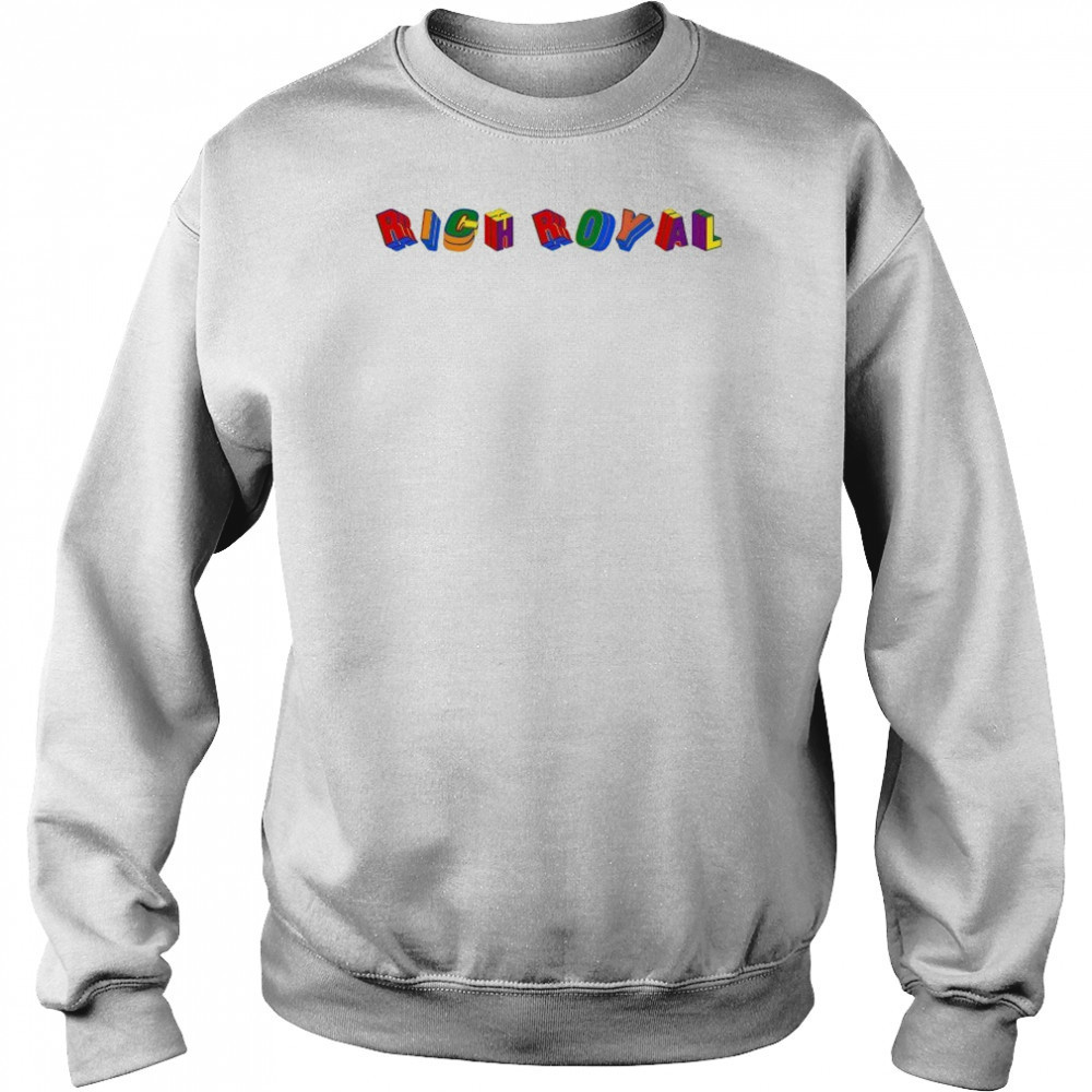 Rich Royal Colorful Cube T-shirt Hoodie