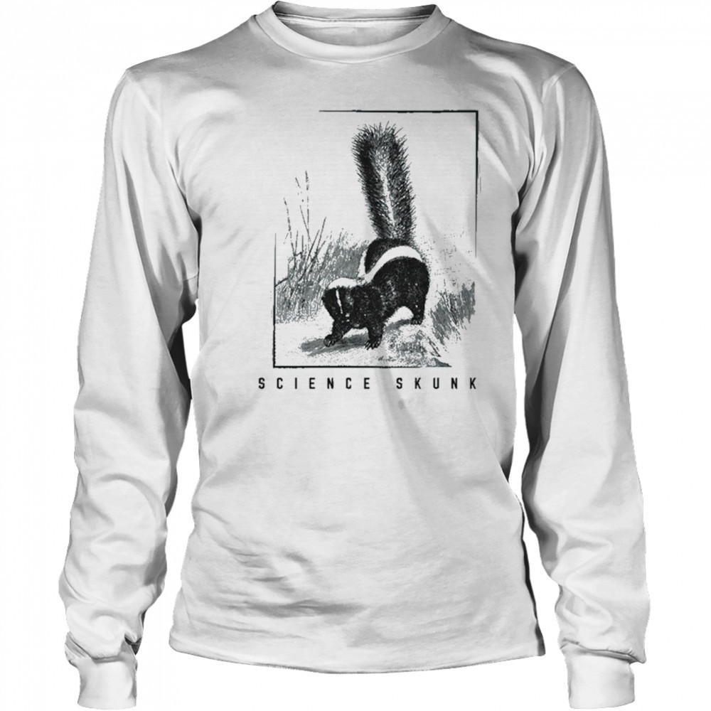 Science Skunk T-shirt Long Sleeved