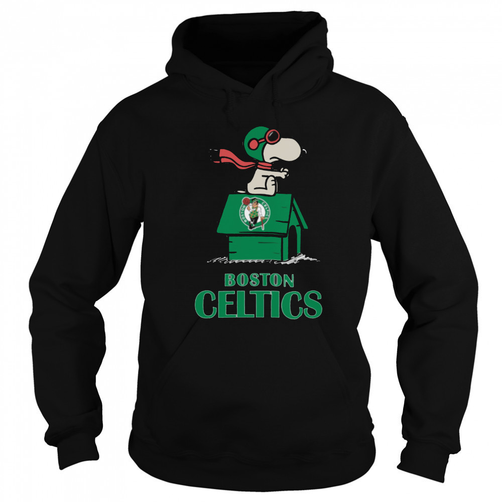 Snoopy Merch Boston Celtics Nba Basketball Snoopy House 2025 T Shirt Sweatshirt