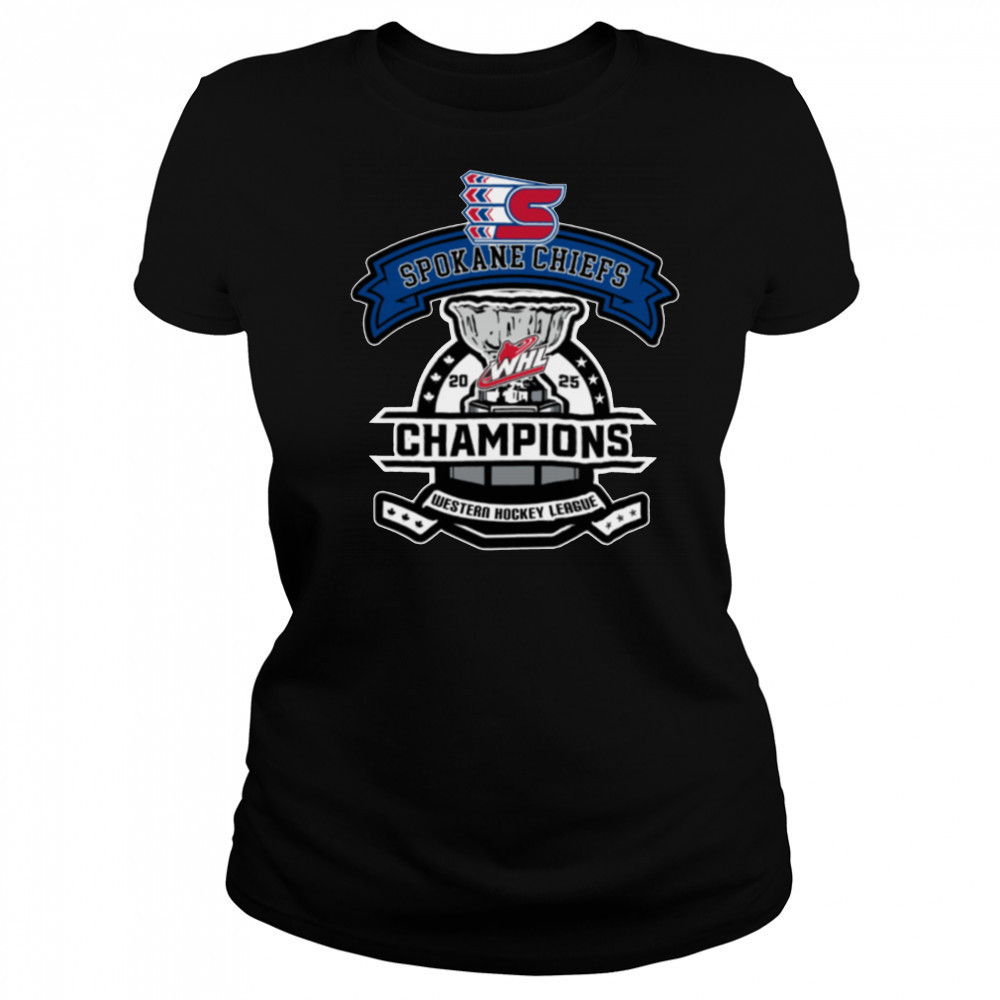 Spokane Chiefs 2025 Western Hockey League National Champions T Shirt Women's T-shirt