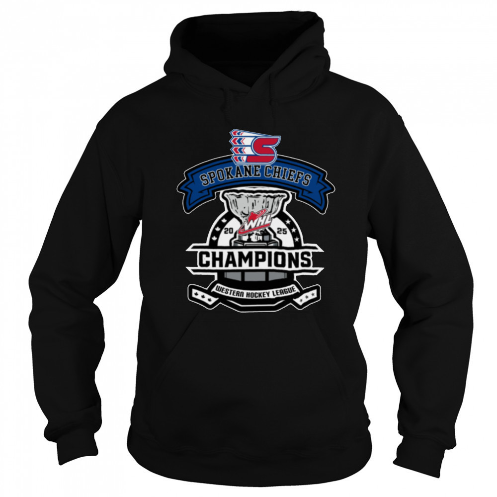 Spokane Chiefs 2025 Western Hockey League National Champions T Shirt Sweatshirt