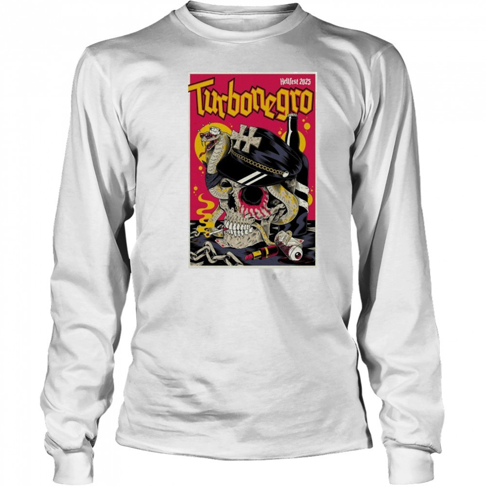 Turbonegro Hellfest 2025 Poster shirt Long Sleeved