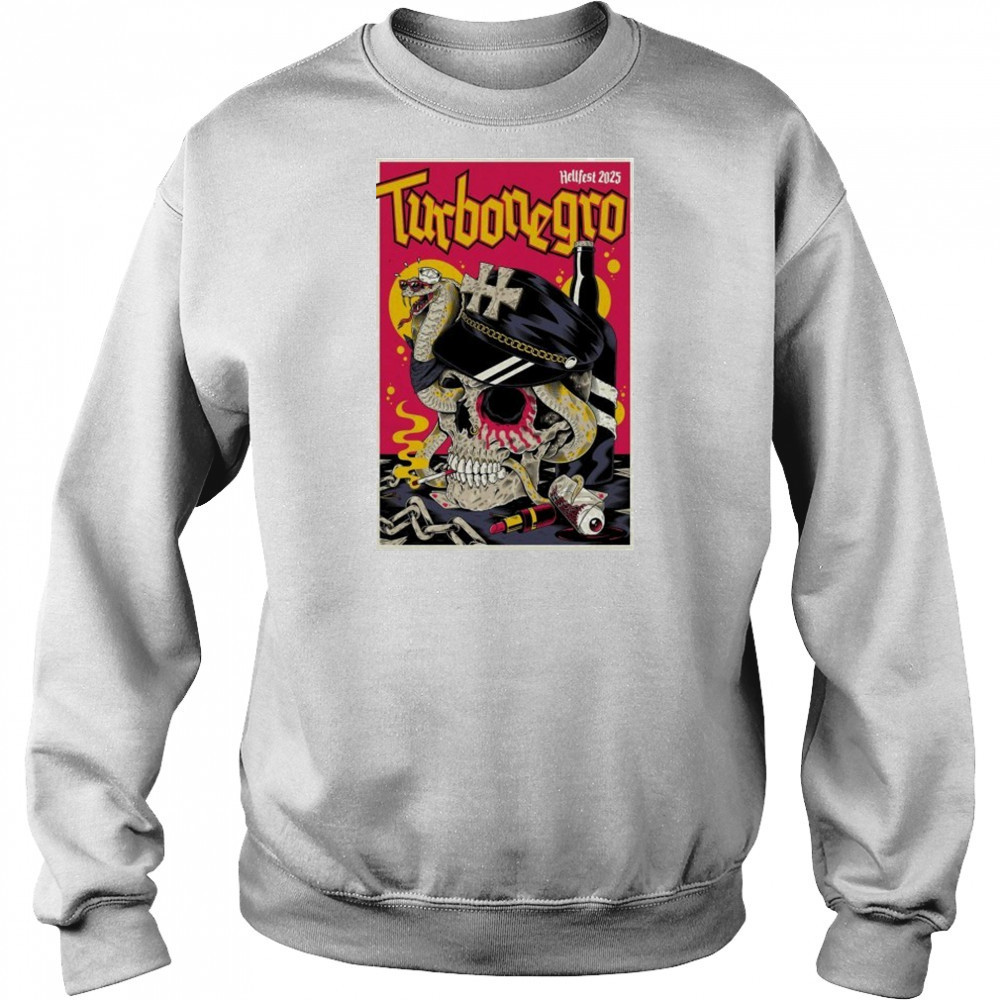 Turbonegro Hellfest 2025 Poster shirt Hoodie