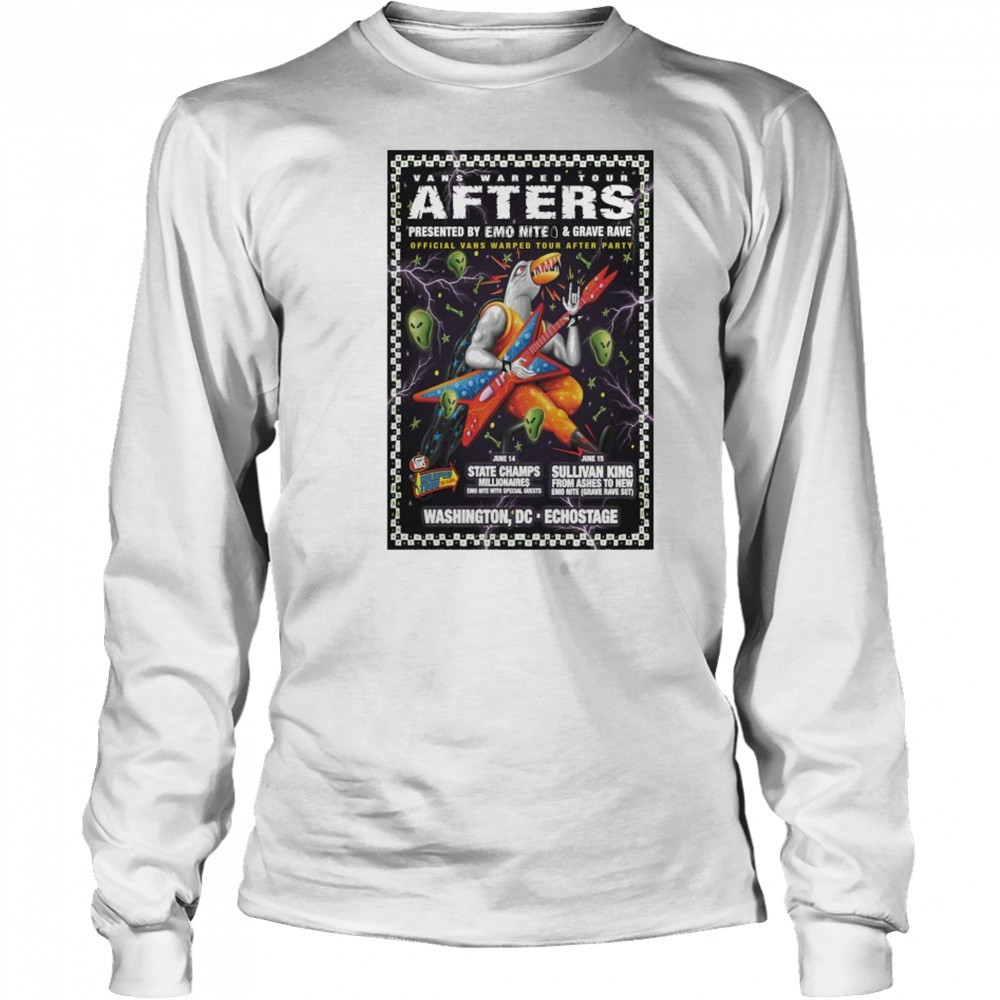 Vans Warped Tour Washington Echostage 14 06 2025 Poster shirt Long Sleeved