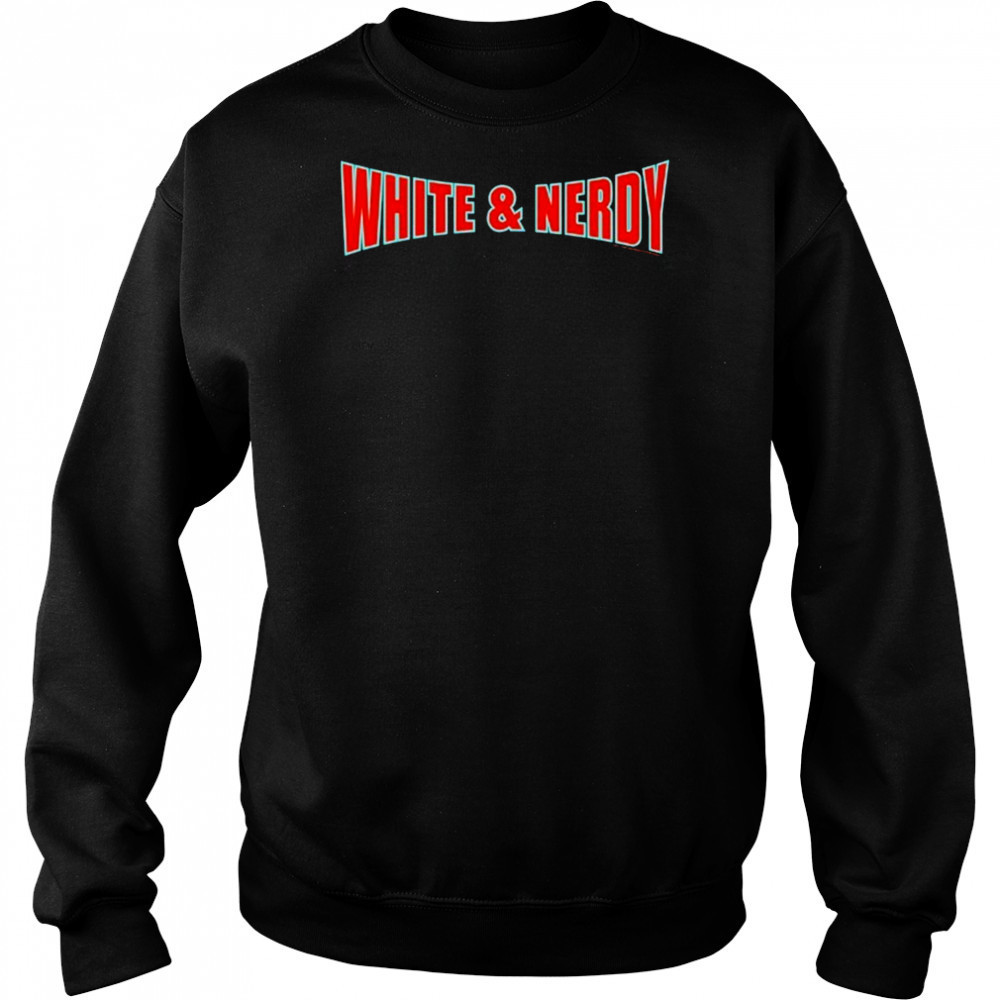 Weird Al Yankovic White & Nerdy T-shirt Hoodie
