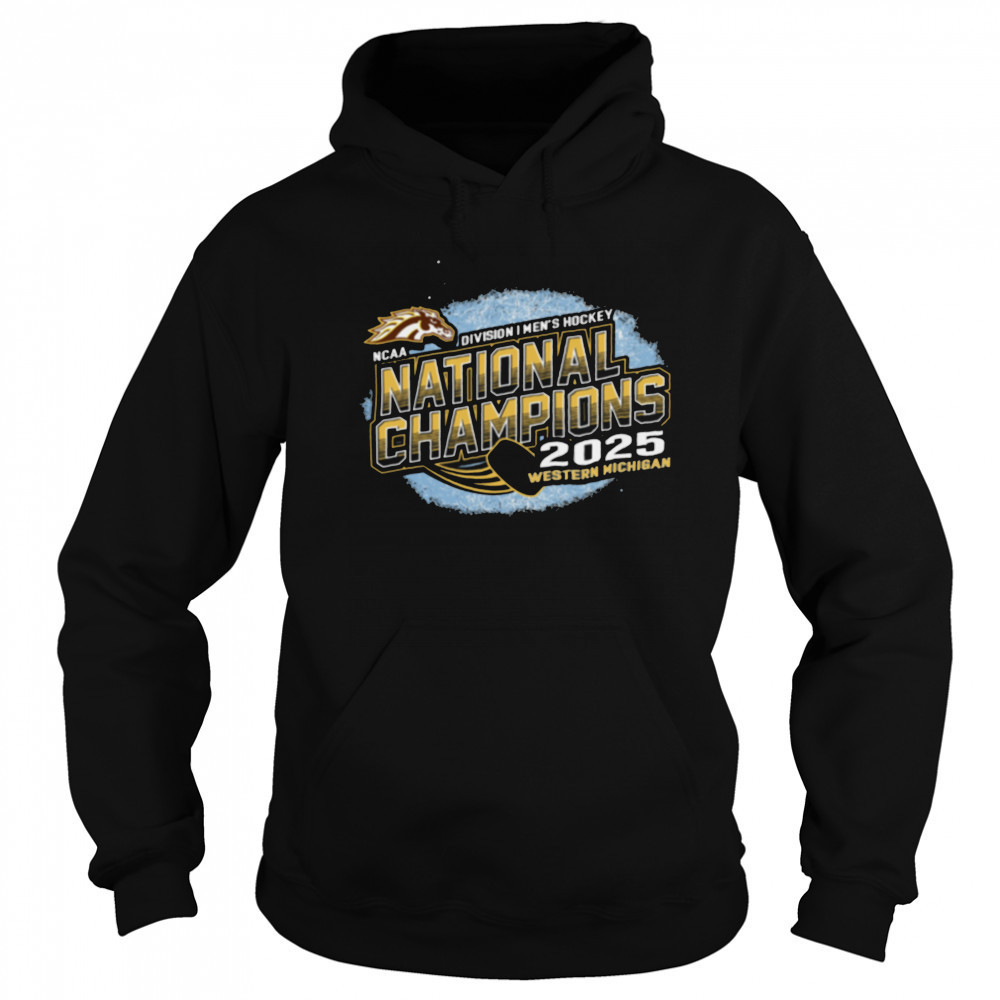 Western Michigan Broncos Men’s Hockey 2025 Ncaa National Champions ’47 Franklin T Shirt Sweatshirt