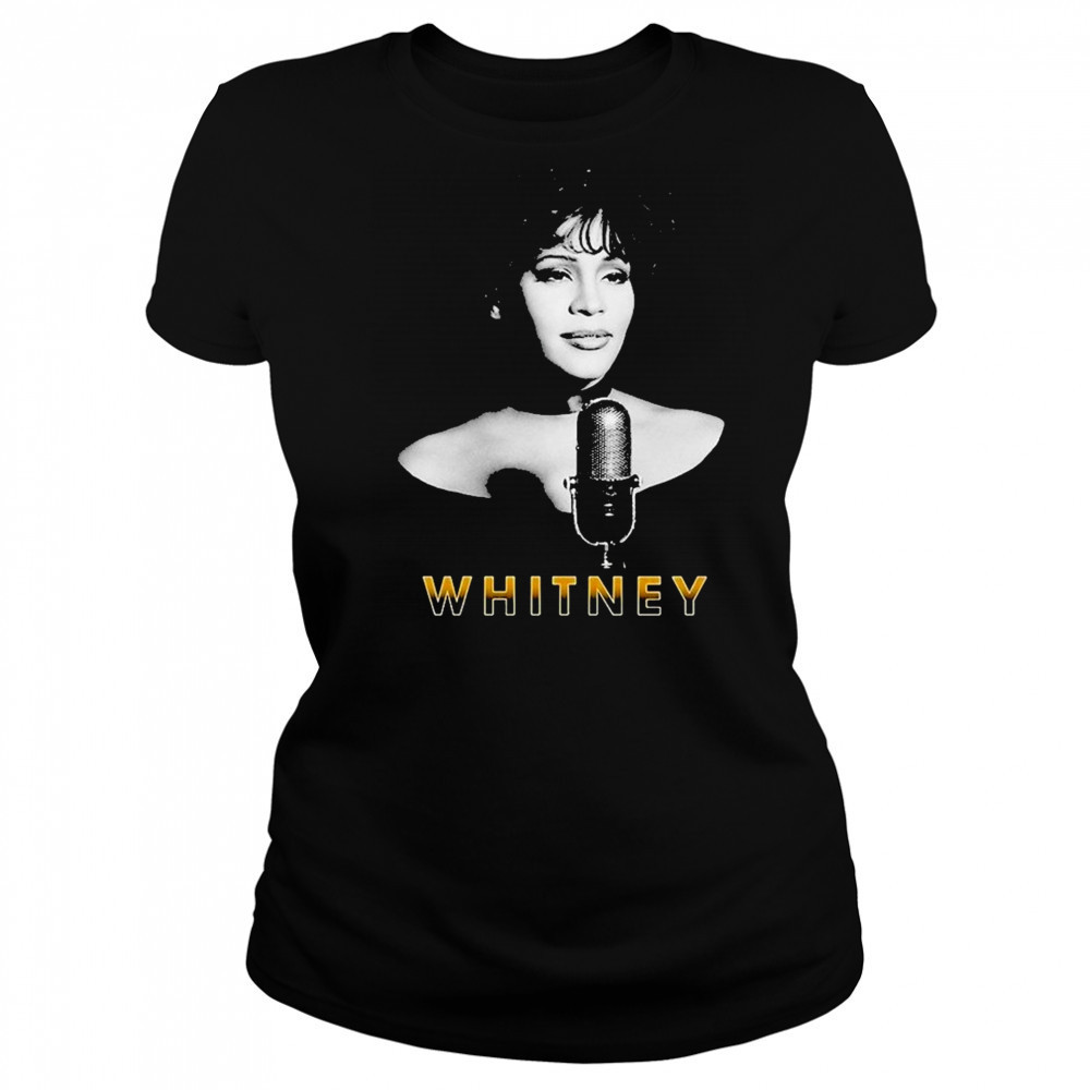 Whitney Houston Microphone T-Shirt Women's T-shirt