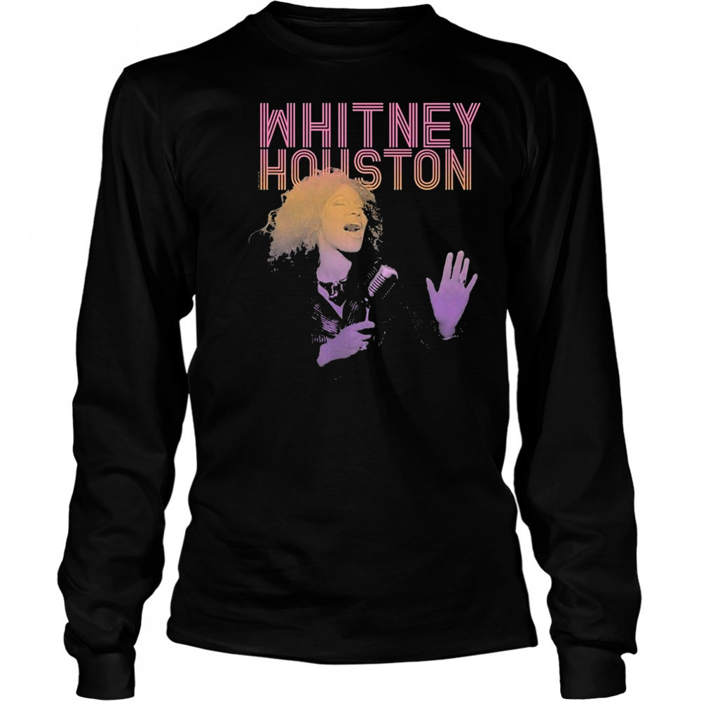 Whitney Houston The Voice T-Shirt Long Sleeved