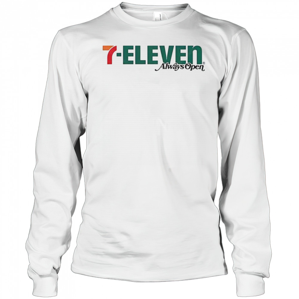 7 Eleven Always Open Logo T-Shirt Long Sleeved