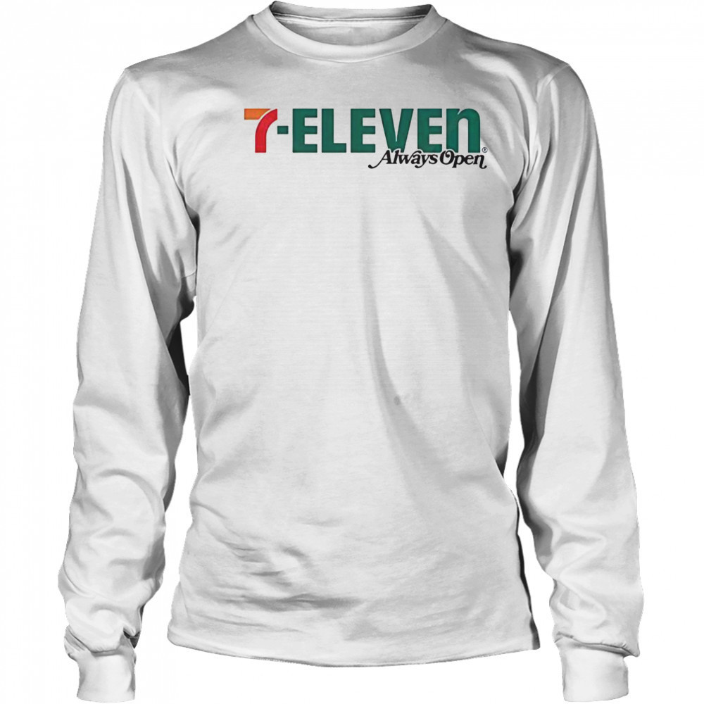 7 Eleven Always Open Logo T-Shirt Long Sleeved