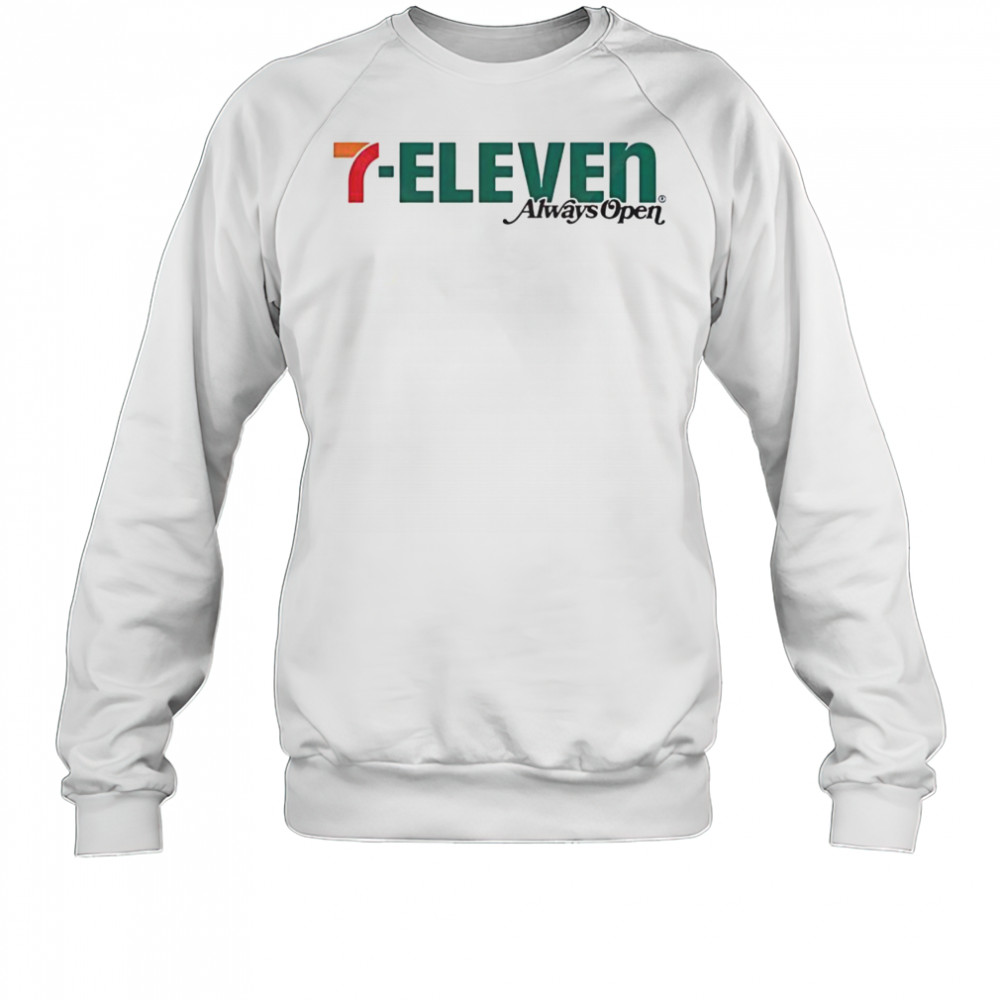 7 Eleven Always Open Logo T-Shirt Sweatshirt