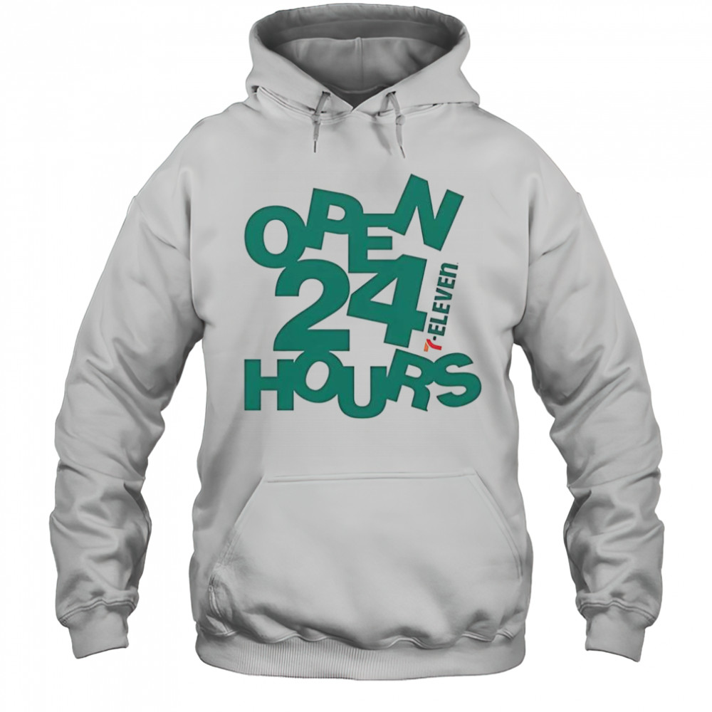 7 Eleven Open 24 Hours Abstract T-Shirt Hoodie