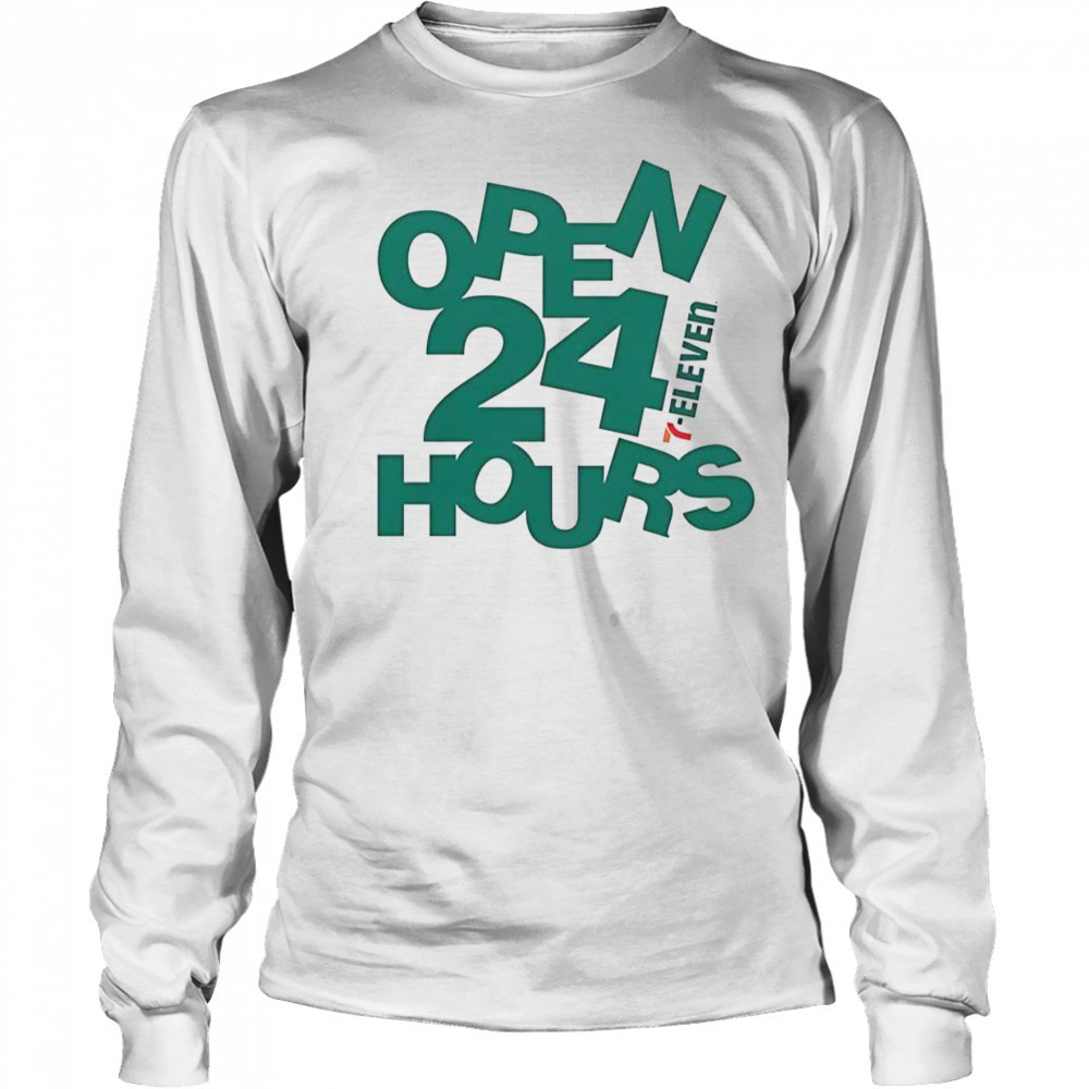 7 Eleven Open 24 Hours Abstract T-Shirt Long Sleeved