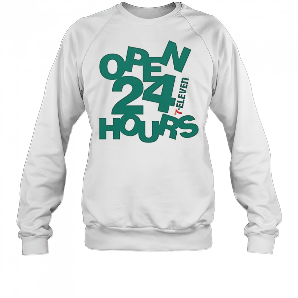 7 Eleven Open 24 Hours Abstract T-Shirt Sweatshirt