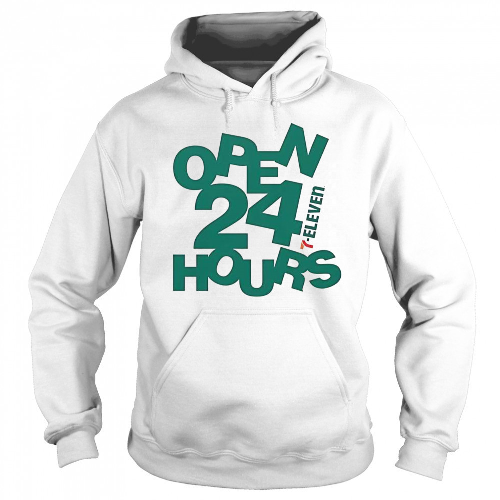 7 Eleven Open 24 Hours Abstract T-Shirt Sweatshirt