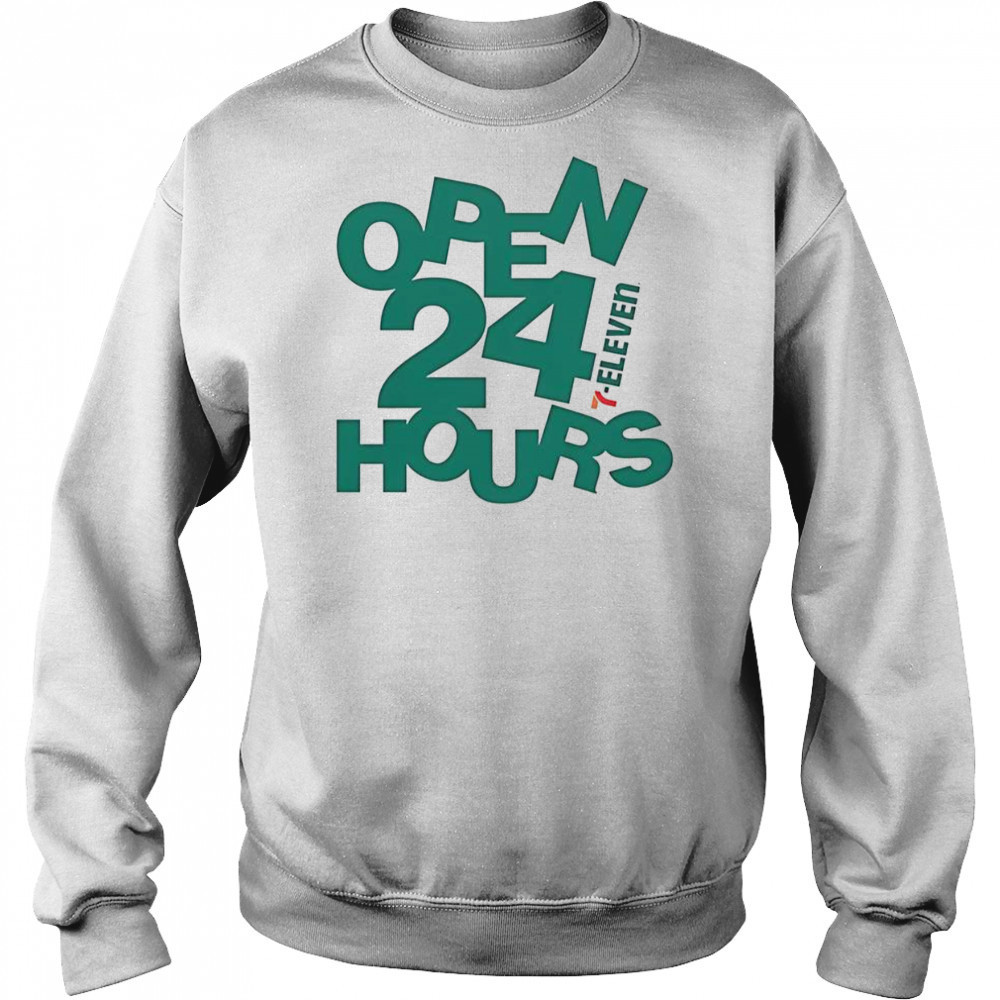 7 Eleven Open 24 Hours Abstract T-Shirt Hoodie