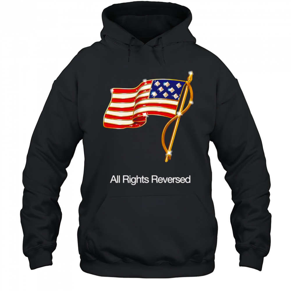 All rights reversed American flag shirt Hoodie