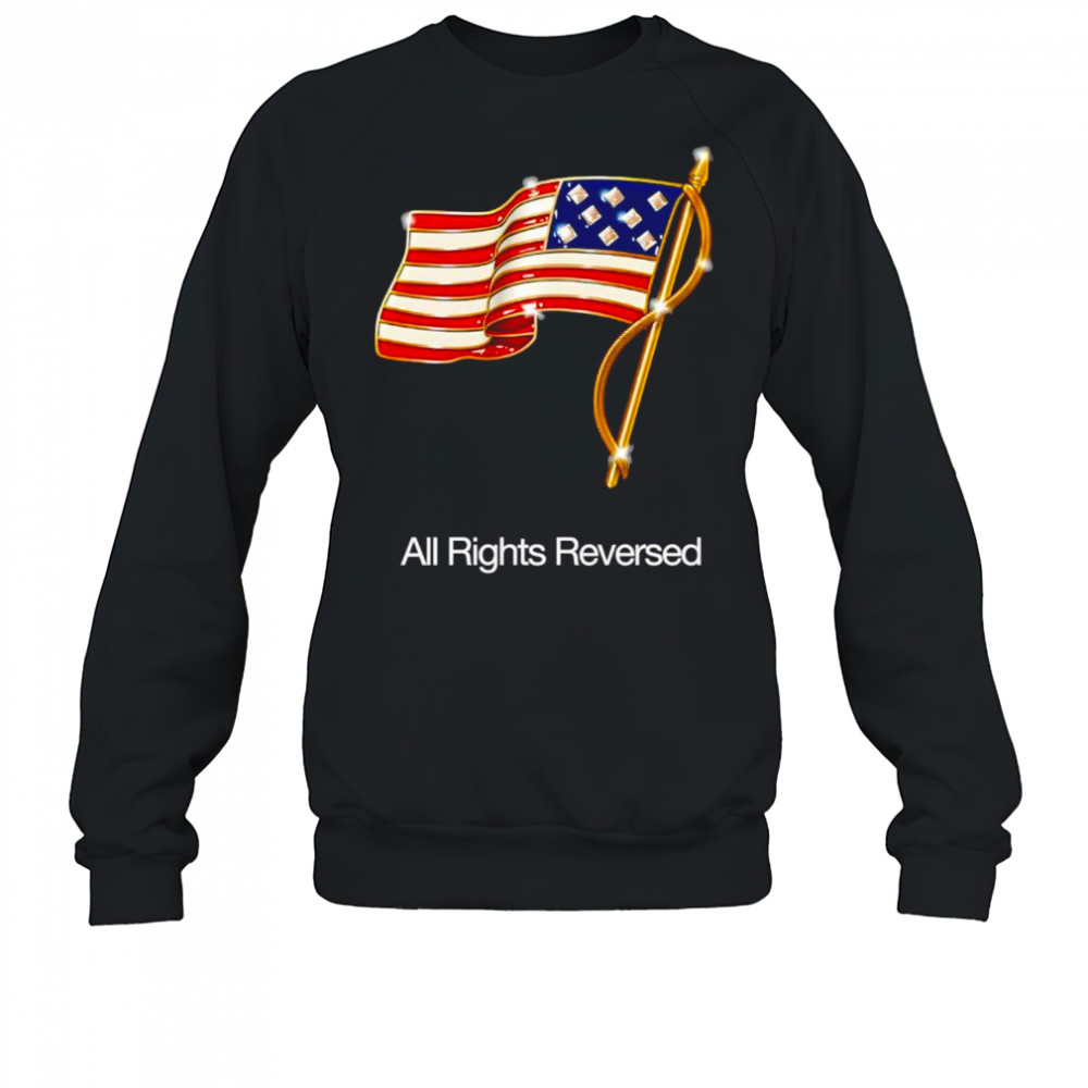 All rights reversed American flag shirt Sweatshirt