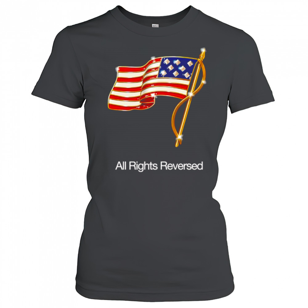 All rights reversed American flag shirt Women's T-shirt