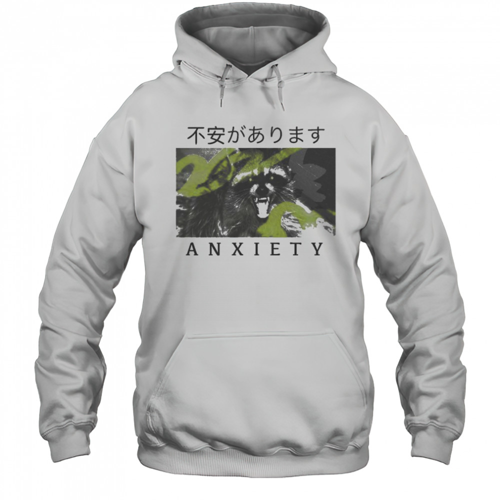 Anxiety Raccoon T-shirt Hoodie