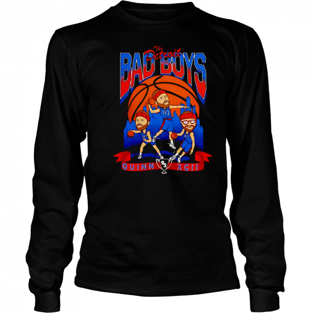 Bad boys Detroit’s Finest basketball shirt Long Sleeved