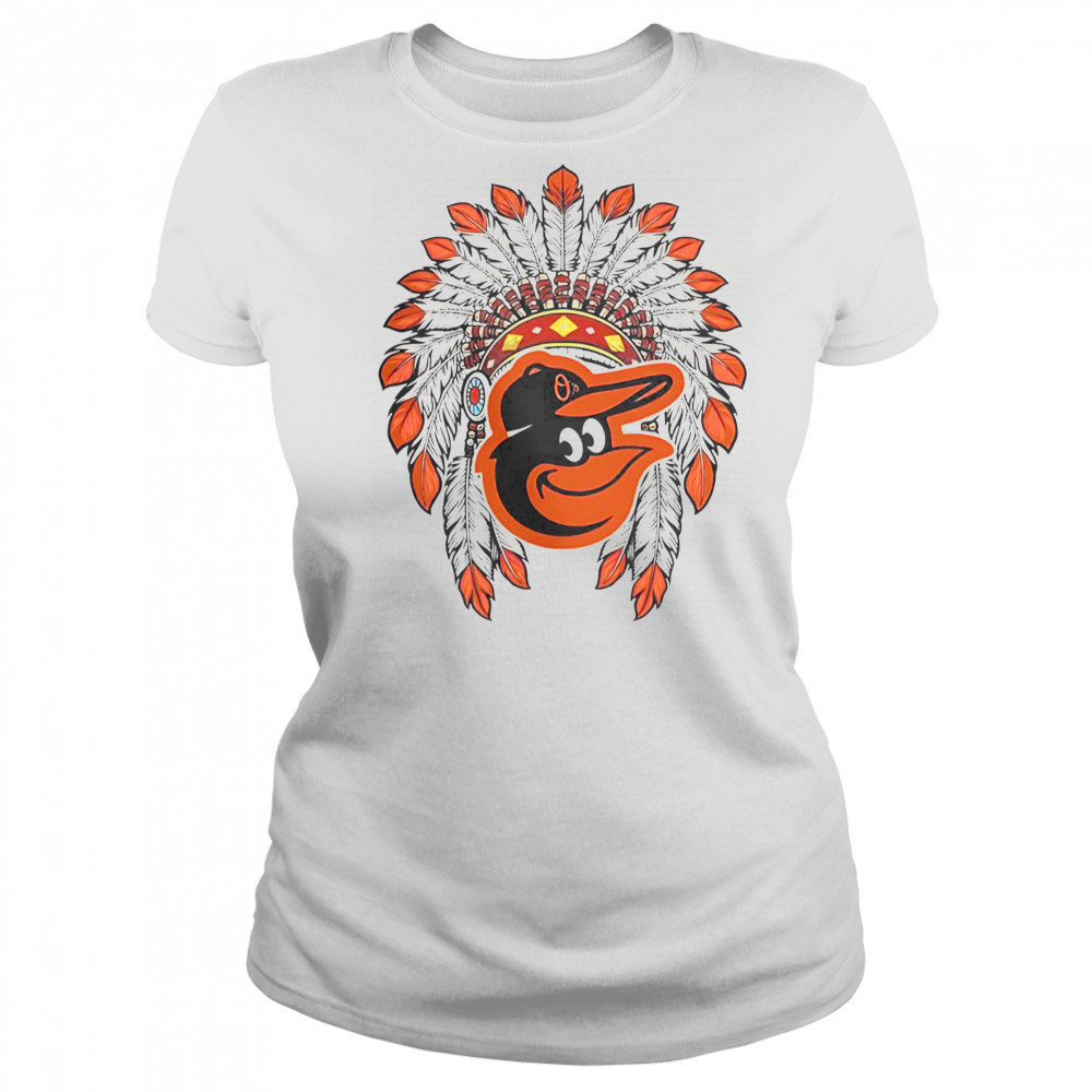 Baltimore Orioles Native American Logo T-Shirt Women's T-shirt