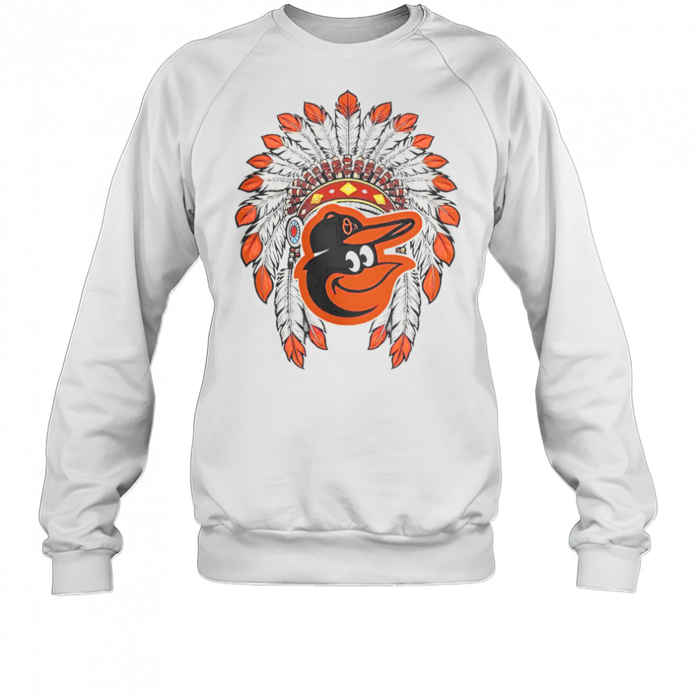 Baltimore Orioles Native American Logo T-Shirt Sweatshirt