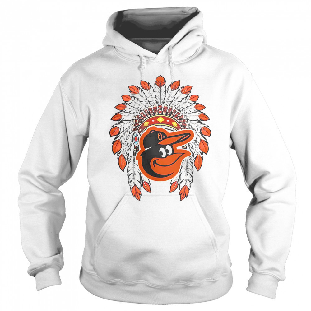 Baltimore Orioles Native American Logo T-Shirt Sweatshirt