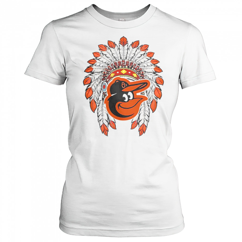 Baltimore Orioles Native American Logo T-Shirt Women's T-shirt