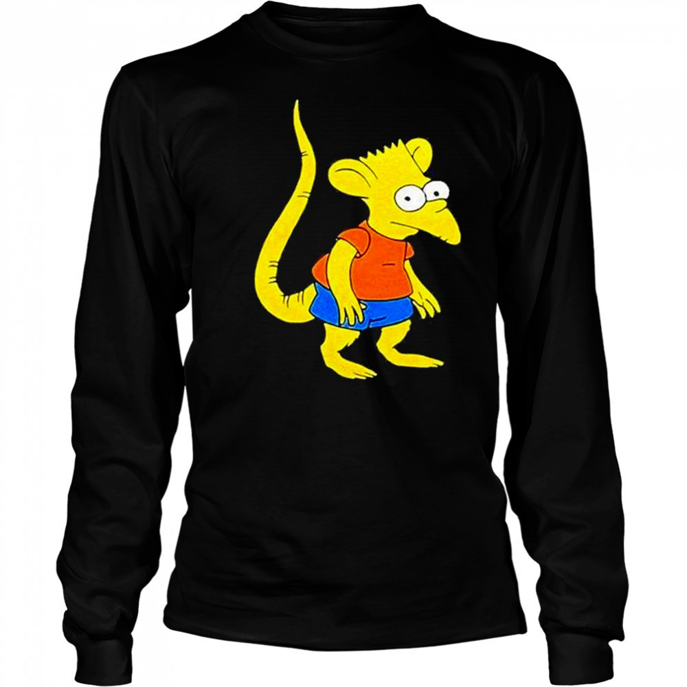 Bart Simpson Dear Rat Boy Shirt Long Sleeved