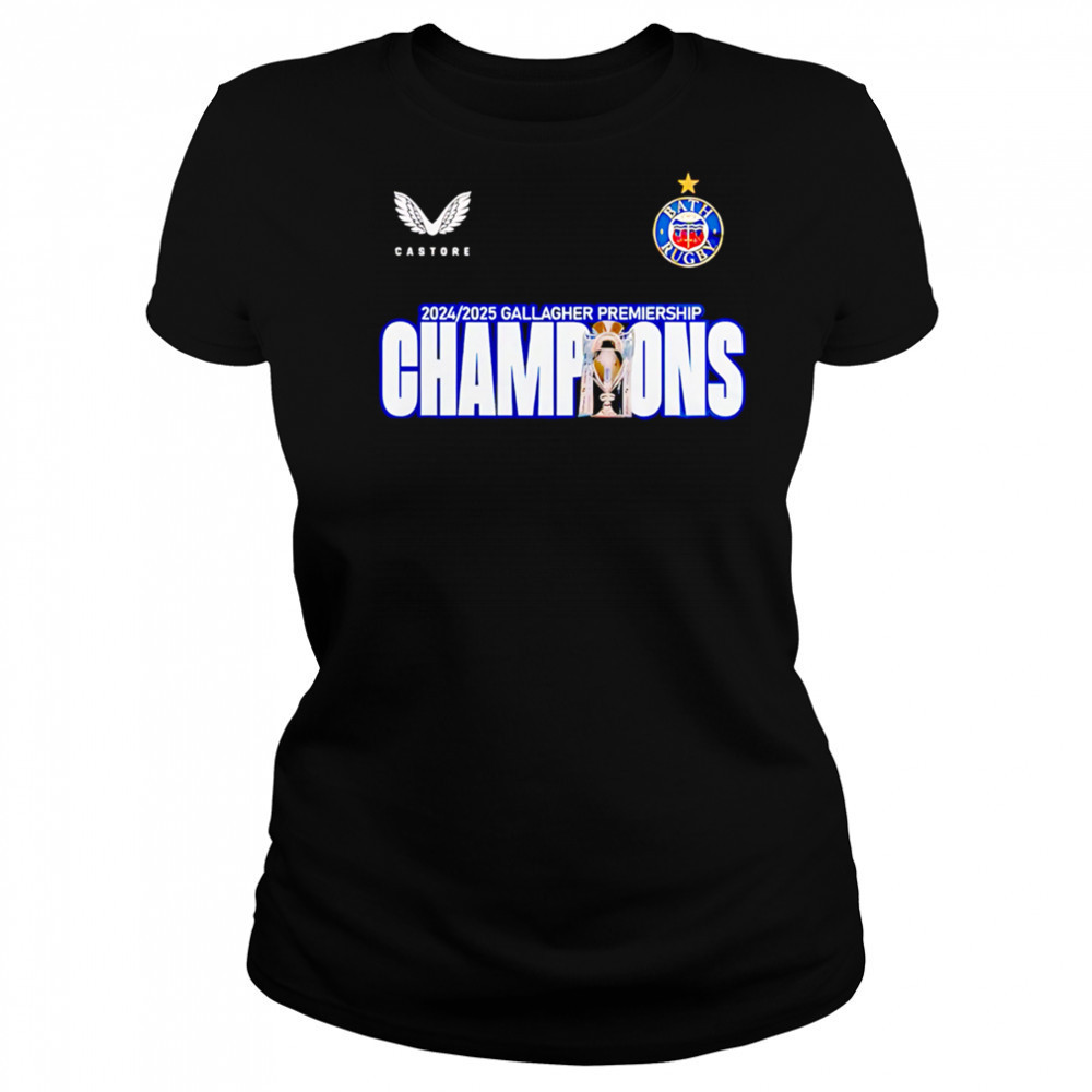 Bath Rugby Premiership Champions 2025 Treble Winners shirt Women's T-shirt