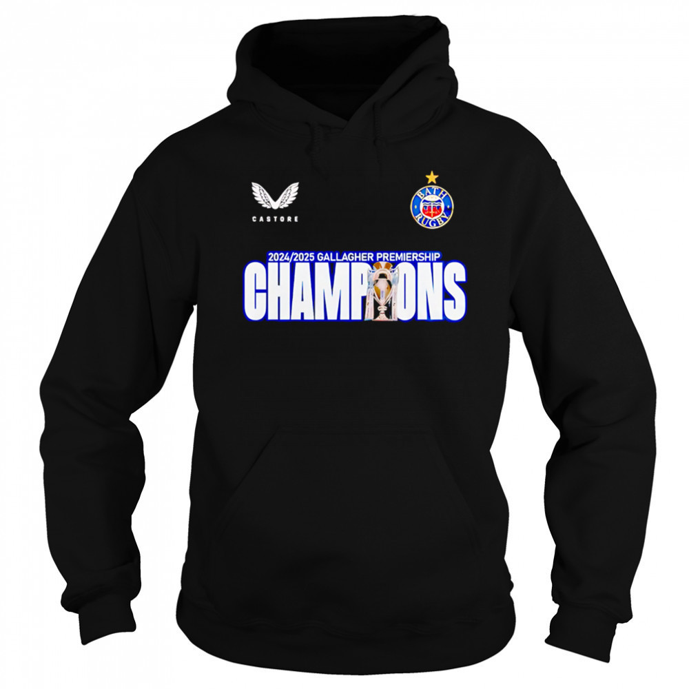Bath Rugby Premiership Champions 2025 Treble Winners shirt Sweatshirt