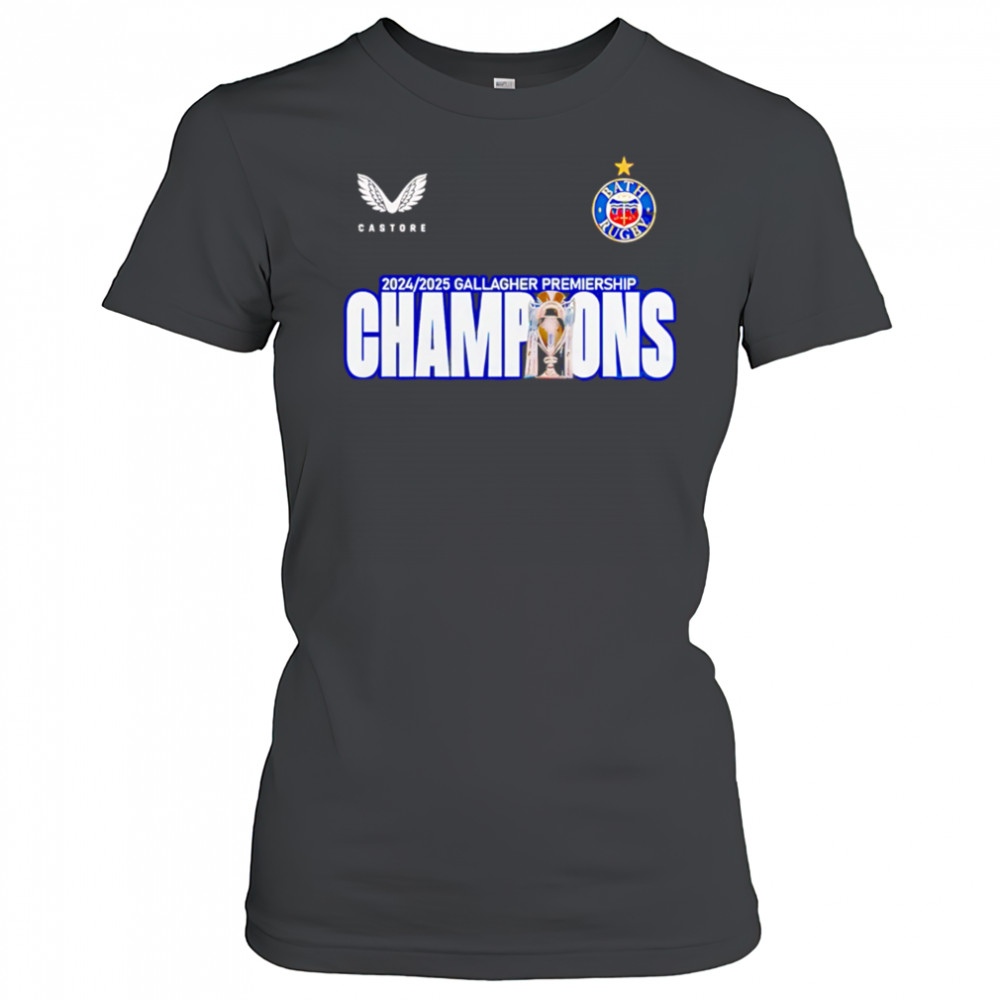 Bath Rugby Premiership Champions 2025 Treble Winners shirt Women's T-shirt