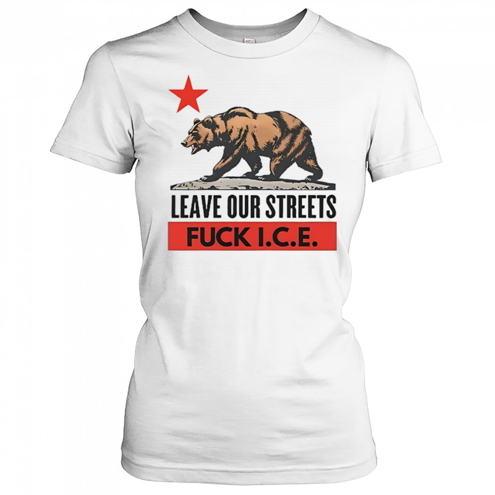 Bear leave our streets fuck ice shirt Women's T-shirt