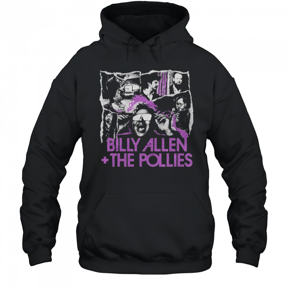 Billy Allen And The Pollies Faces T-shirt Hoodie