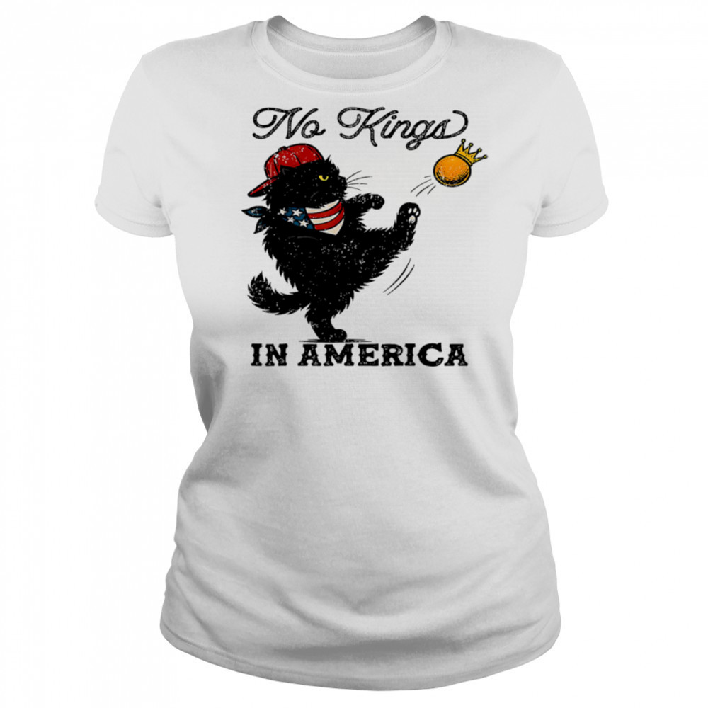 Black Cat No Kings In America shirt Women's T-shirt
