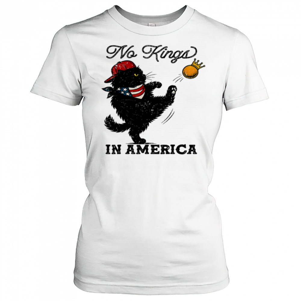 Black Cat No Kings In America shirt Women's T-shirt