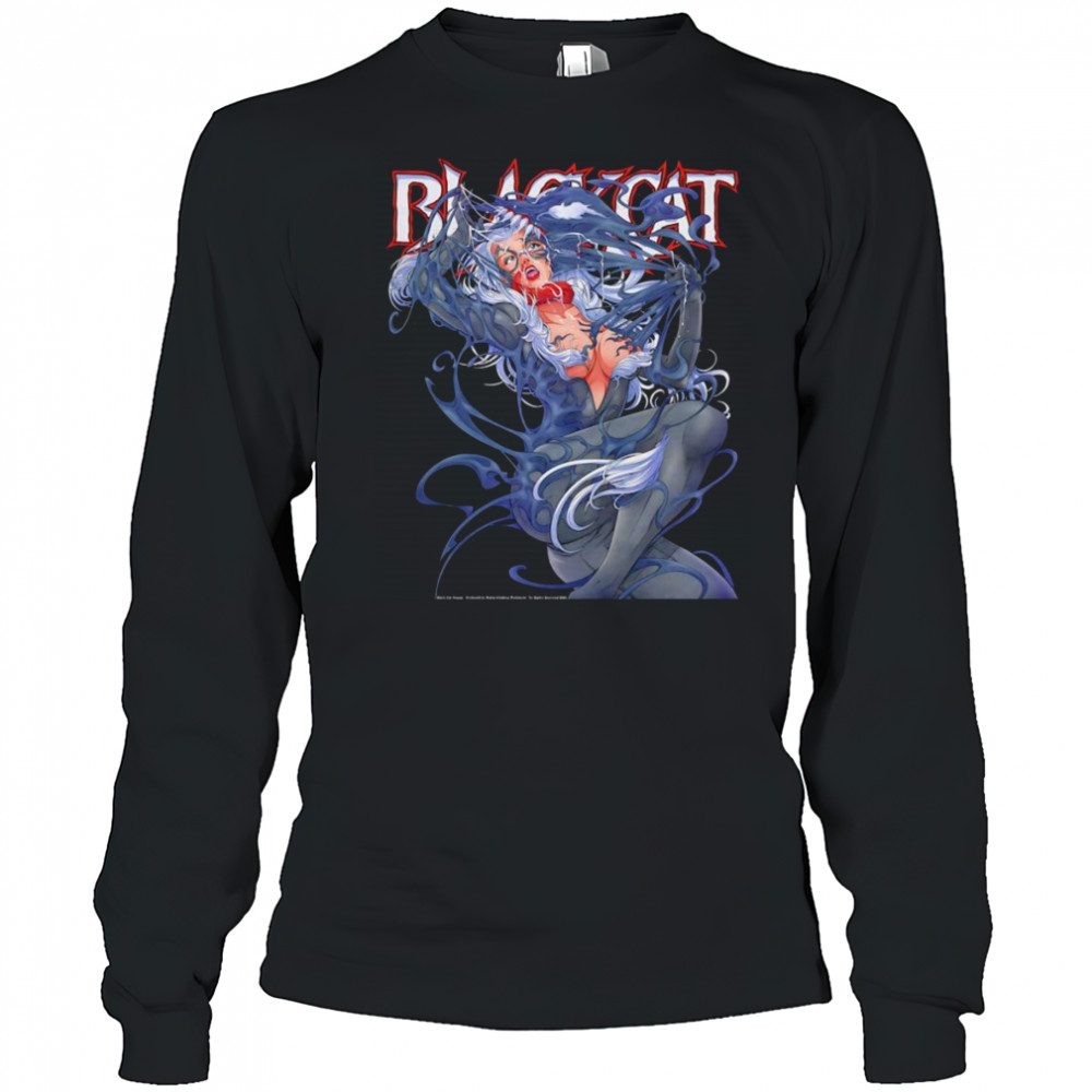Black Cat Venom shirt Long Sleeved