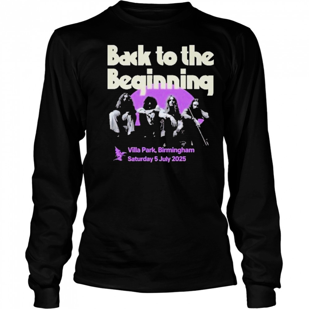 Black Sabbath Back To The Beginning Unisex T-Shirt Long Sleeved