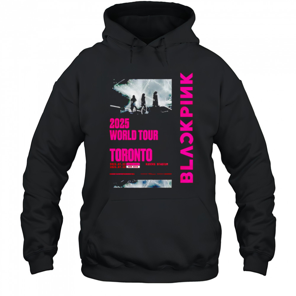 Blackpink 2025 World Tour Toronto Blue Jays shirt Hoodie