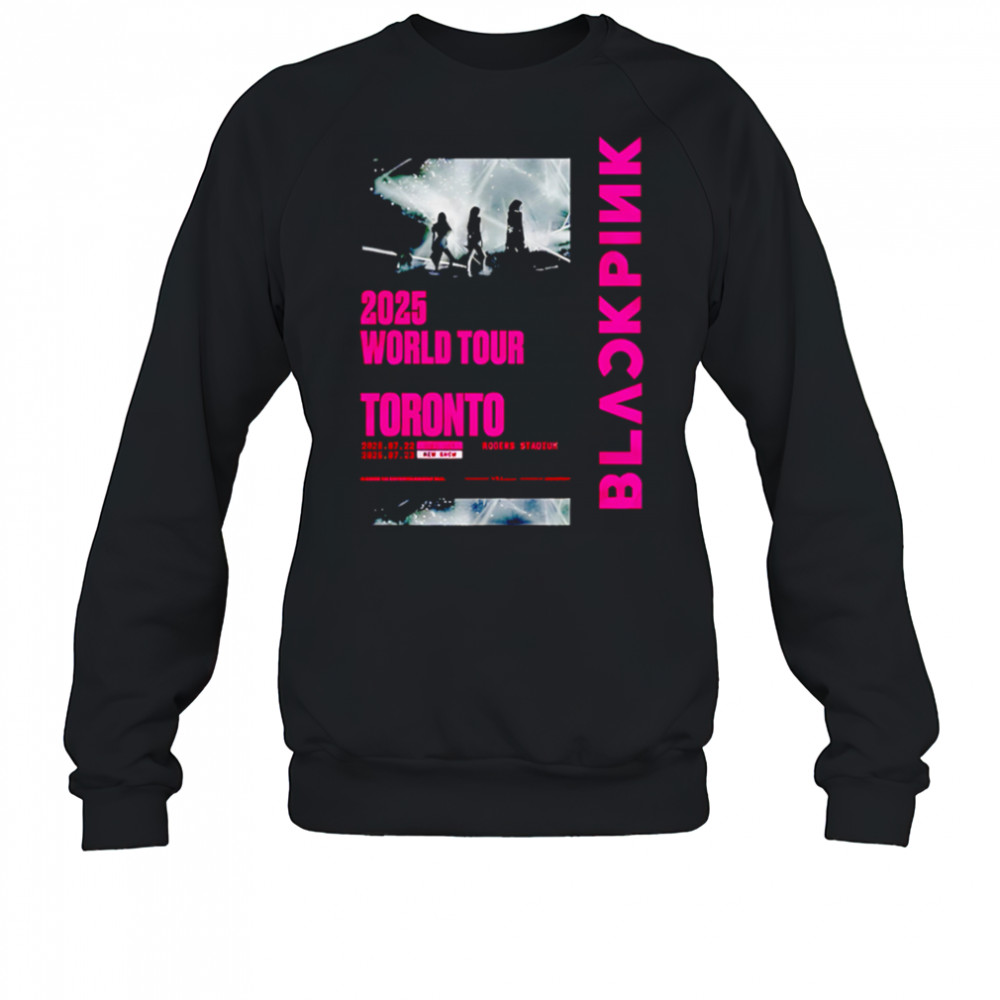 Blackpink 2025 World Tour Toronto Blue Jays shirt Sweatshirt
