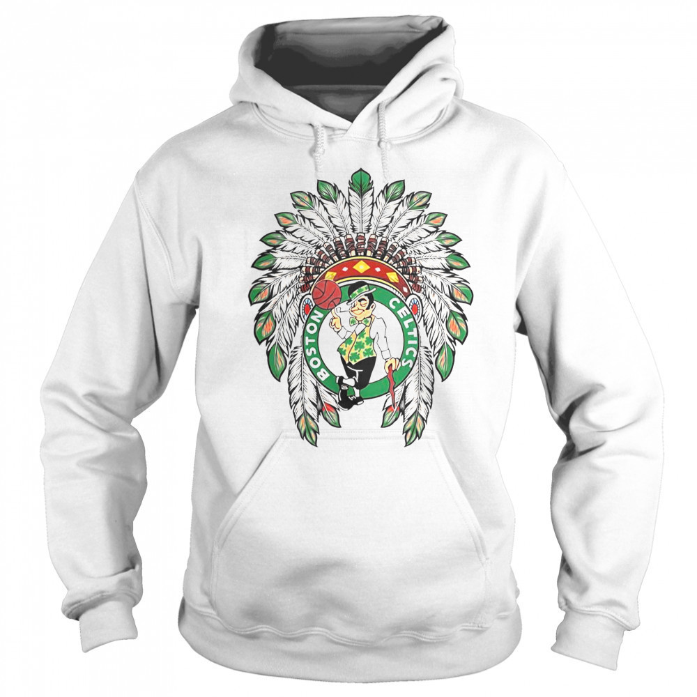 Boston Celtics Native American Logo T-Shirt Sweatshirt