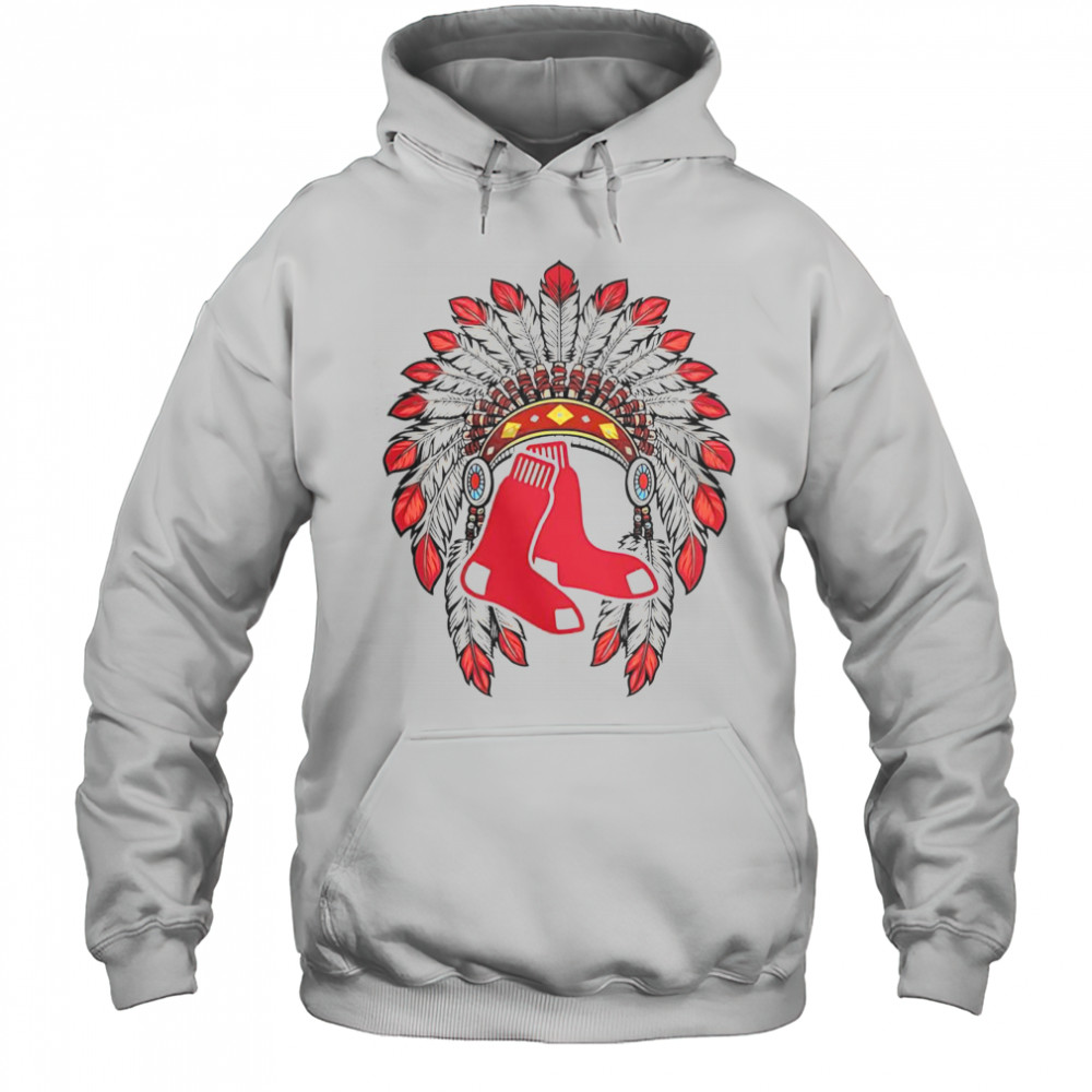 Boston Red Sox Native American Logo T-Shirt Hoodie