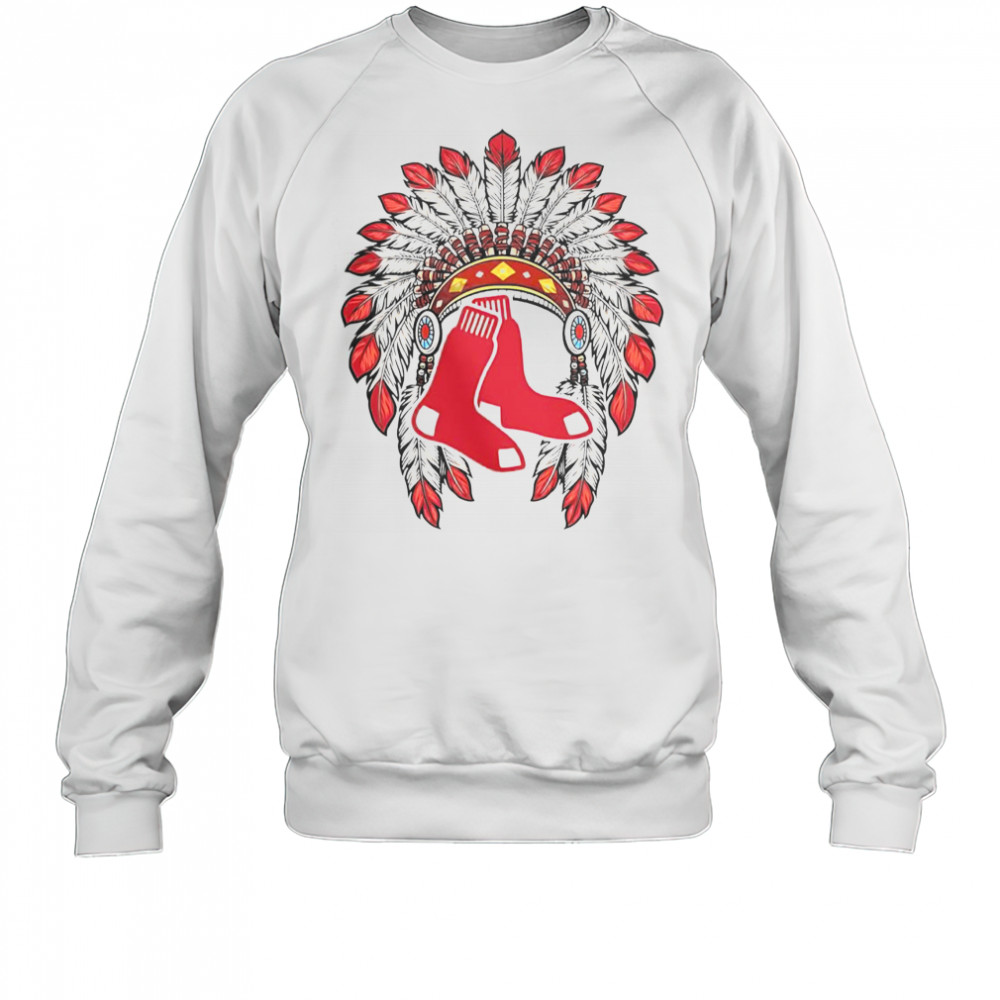 Boston Red Sox Native American Logo T-Shirt Sweatshirt