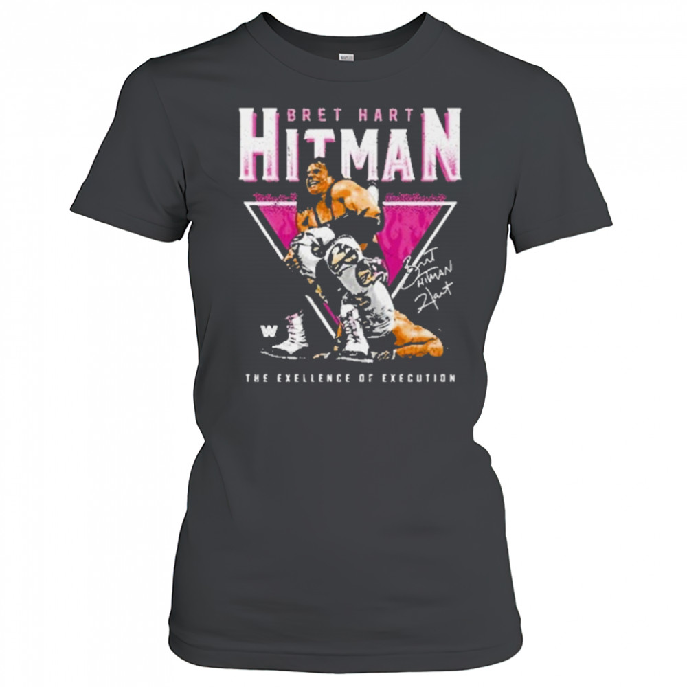 Bret Hart Sharpshooter Triangle Wht T-Shirt Women's T-shirt