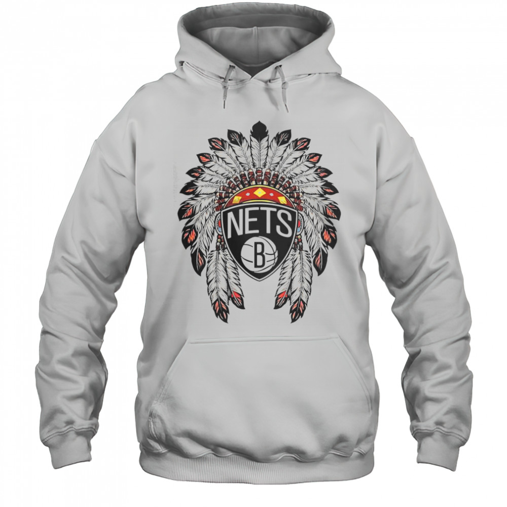 Brooklyn Nets Native American Logo T-Shirt Hoodie