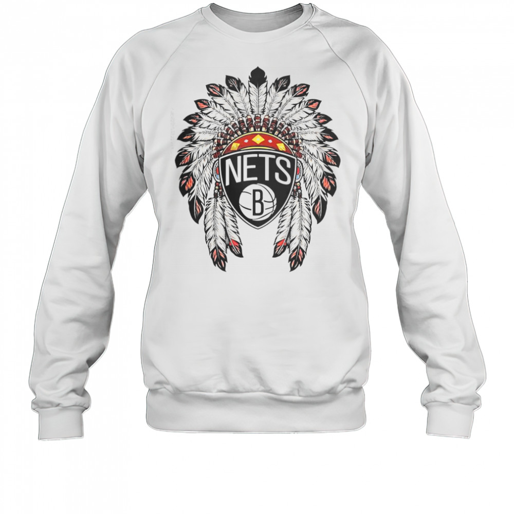 Brooklyn Nets Native American Logo T-Shirt Sweatshirt