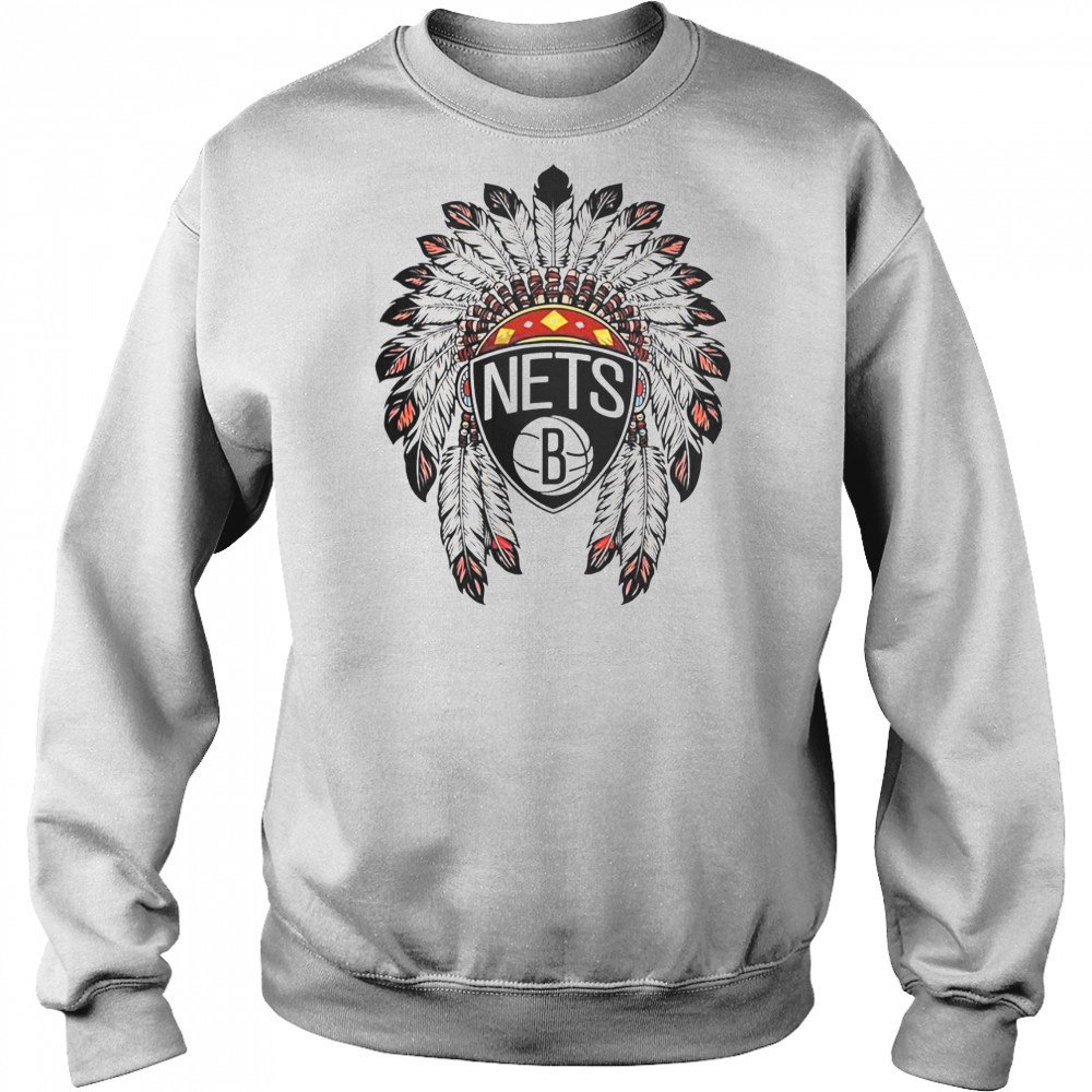 Brooklyn Nets Native American Logo T-Shirt Hoodie
