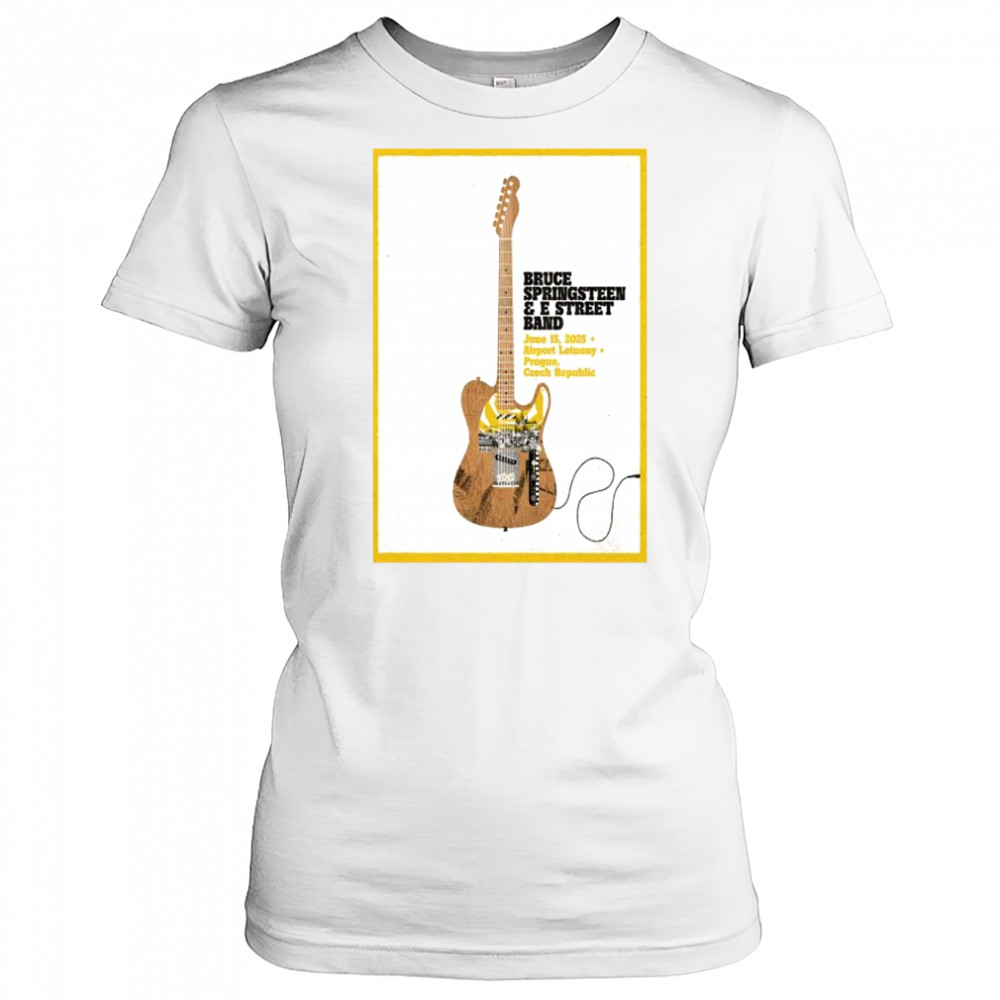 Bruce Springsteen Prague, Czech Republic June 15 2025 Poster shirt Women's T-shirt